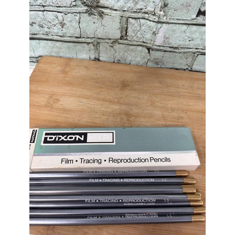 Lot DIXON FTR Drawing Pencils #33, #22,#11 New & Used, Boxes,24 Total Vintage